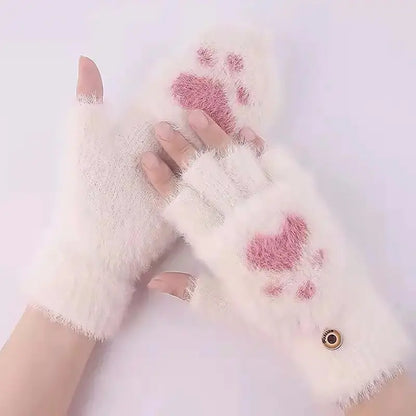 Chic Winter Flip-Top Gloves